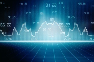 2d business graph background