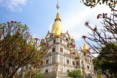 buu long pagoda at ho chi minh city, vietnam