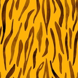 abstract watercolor hand painted background. vector animal skin on yellow background. seamless pattern.