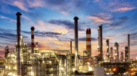 factory, industry, oil refinery