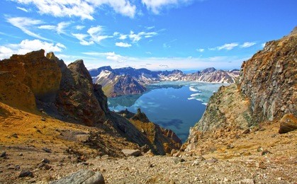 mt. baekdu, mountain climbing