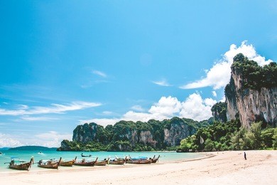 railay beach in krabi thailand