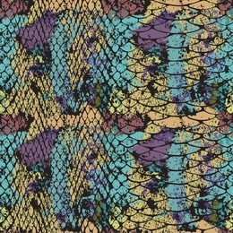 snake skin seamless vector  pattern. reptile seamless  texture. animal print. can be used for fabrics, wallpapers, scrap-booking, ornamental template for design and decoration, etc