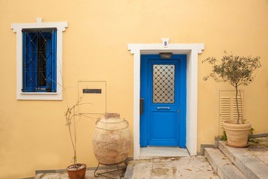 traditional old house in plaka,athens, greece