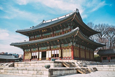 gyeongbokgung palace in seoul, korea
