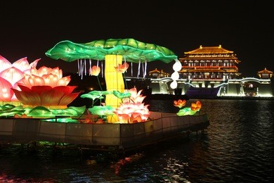 xi 'an datang furong garden lanterns