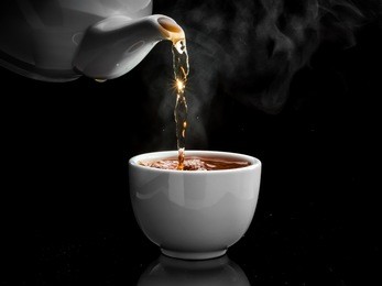 pouring tea