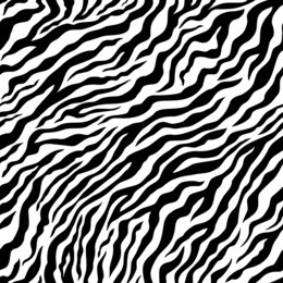tiger pattern. vector seamless. black and white.