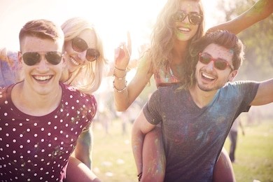 celebration of summer with friends 