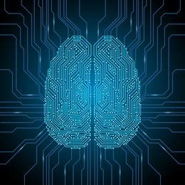 digital brain illustration
