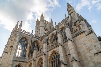 bath abbey in the south west of england. uk.