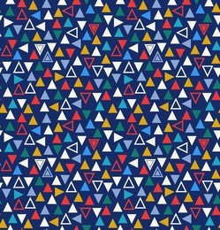 geometric seamless pattern with triangles. abstract multicolor background