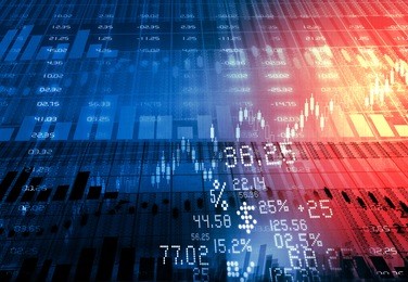 stock market chart background 	