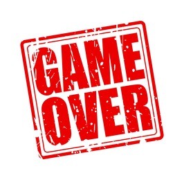 game over red stamp text on white
