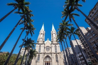 se cathedral in downtown sao paulo brazil