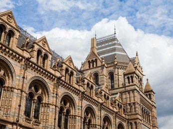 natural history museum in london- building and details