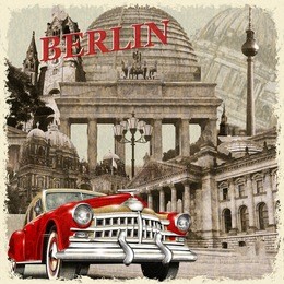 berlin vintage poster