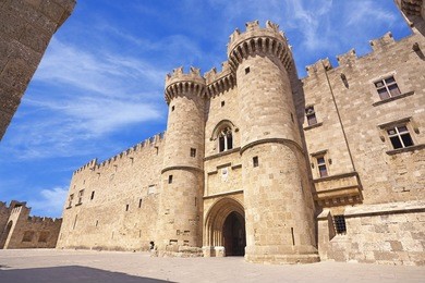 the palace of the grand masters, rhodes, greece
