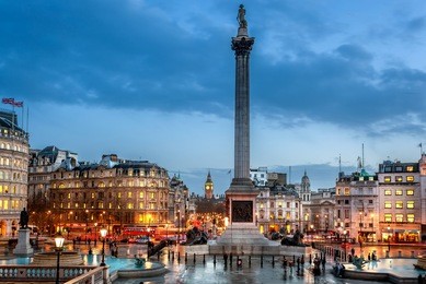 trafalgar square is a tourist attraction in central london, england. it is home to nelson's column, iconic stone lions and fourth plinth. it's a must-see destination.
