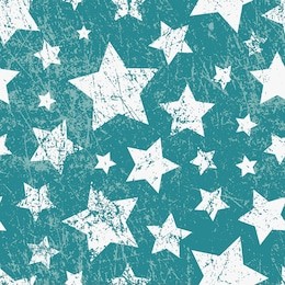 vector seamless childish pattern with stars. grunge style, shabby street art imitation. vintage old paper texture.