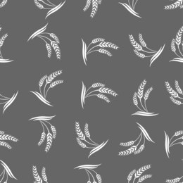 seamless pattern with wheat
