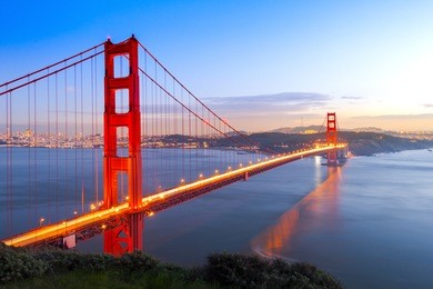 golden gate bridge, san francisco, california usa.