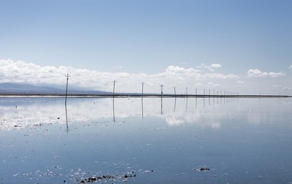 chaka qinghai salt lake scenery