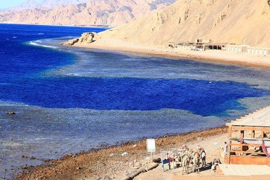 landscape egypt blue hole