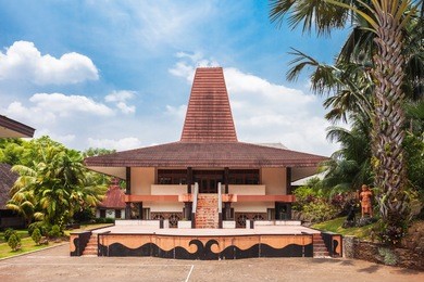 taman mini indonesia indah is a culture based recreational area located in east jakarta