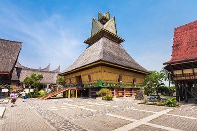 taman mini indonesia indah is a culture based recreational area located in east jakarta