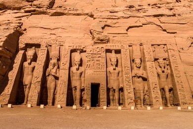 small temple of nefertari, abu simbel, egypt