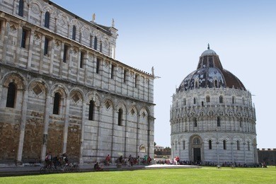 the basiclica in pisa, italy