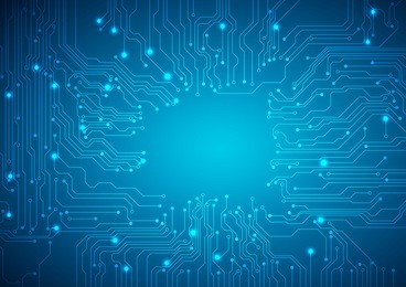 technological vector background with a circuit board texture