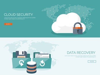 cloud computing illustration,flat style.data storage device,media server.web hosting and cloud technology.data protection,database security.backup,copy,migrate data between cloud storage services.