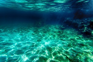 background sand on the beach underwater