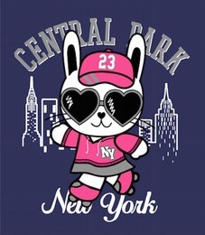 cute cartoon character for t-shirt