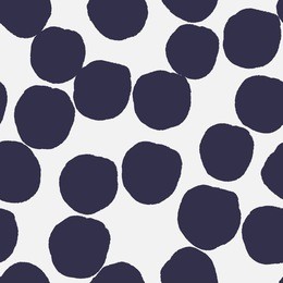 big polka dots pattern. elegant polka dots texture in black and white colors. vector dotted background.