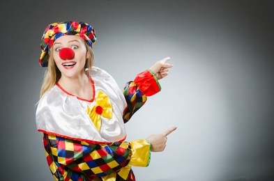 clown in the funny concept