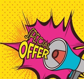 shopping special offers design, vector illustration eps 10.