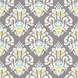 abstract vintage luxury ornamental vector pattern for fabric. vector damask seamless pattern background. elegant luxury texture for wallpapers, backgrounds and page fill.
