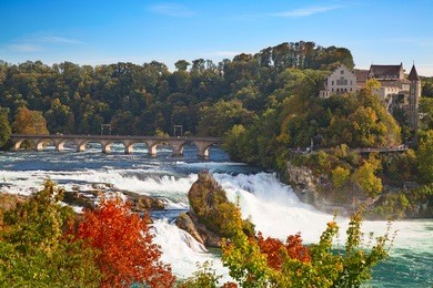 rheinfall - the biggest waterfall in europe