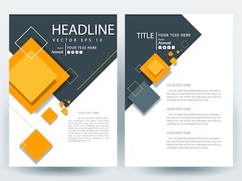 abstract vector modern flyers brochure / annual report /design templates / stationery with white background in size a4