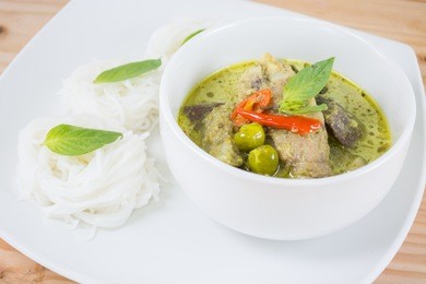 green curry with chicken recipes
