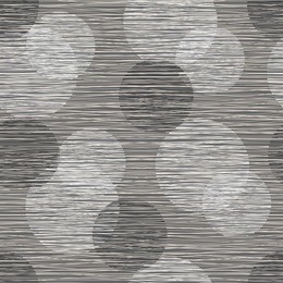 fabric material burlap textured fibers with a pattern of circles. seamless pattern of polka dots.