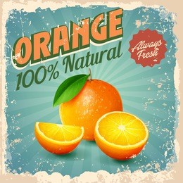 orange vintage