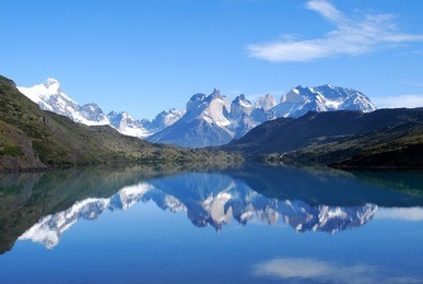 panorama in the park torres del paine