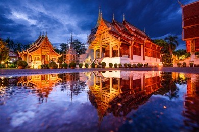 wat phra singh in chiang mai, thailand.