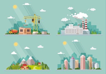 set of icons for your design. flat style vector illustration.