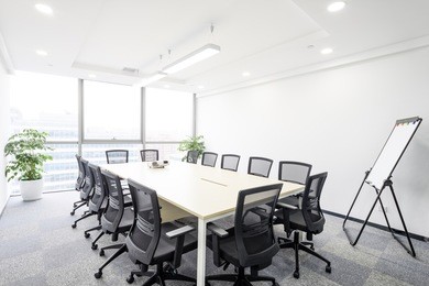 interior of meeting room in moder office