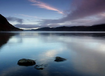 sunrise over loch ness